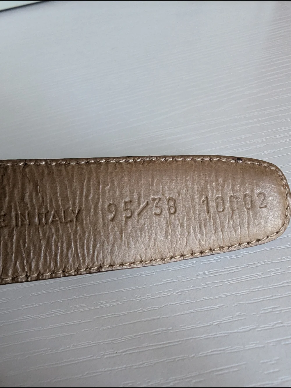 Bally Brown Leather Belt with Gold-Tone Buckle